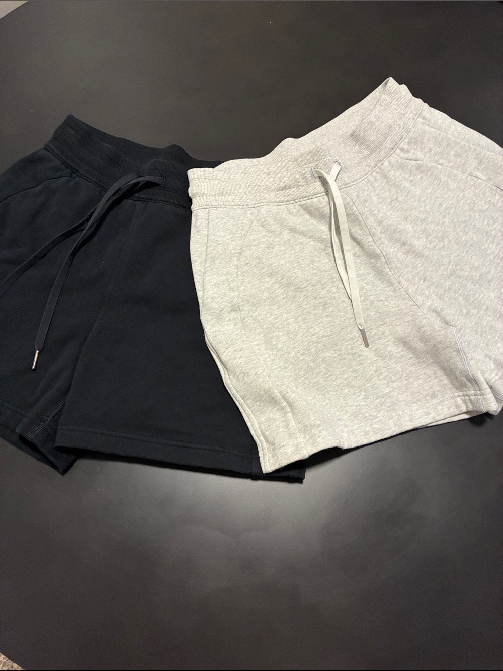 Lululemon fleece shorts set